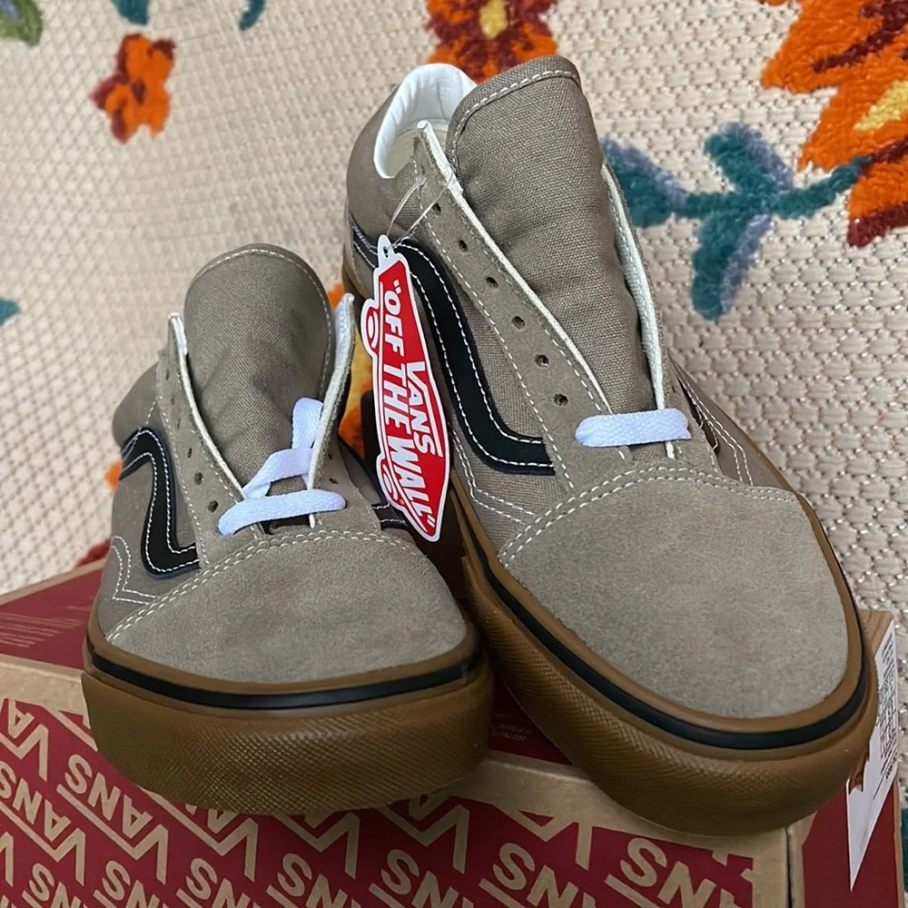 Vans Old School Gum Timber Wolf/Black WMNS sneakers - Picture 8 of 16